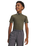 HeatGear® Mock Boys' Short Sleeve - Green