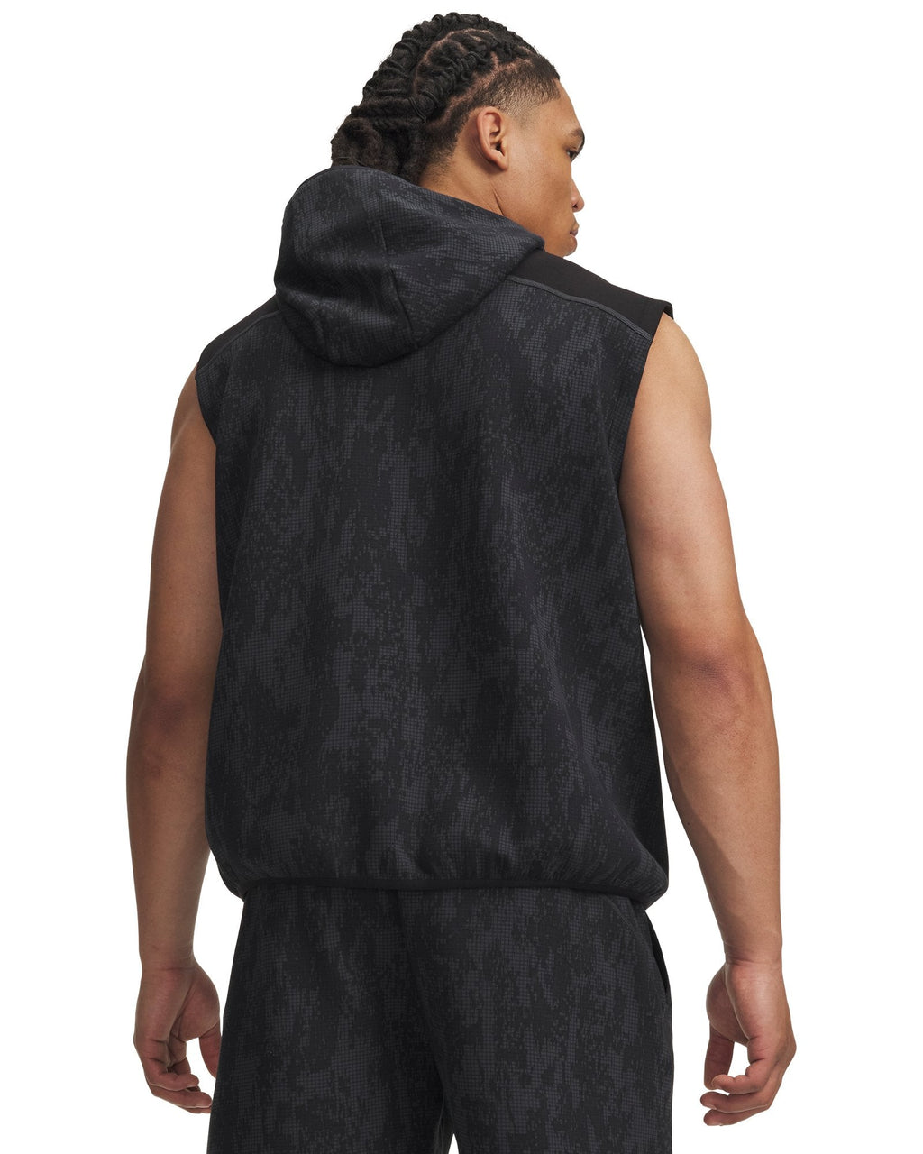 UA Unstoppable Fleece Men's Hooded Vest - White