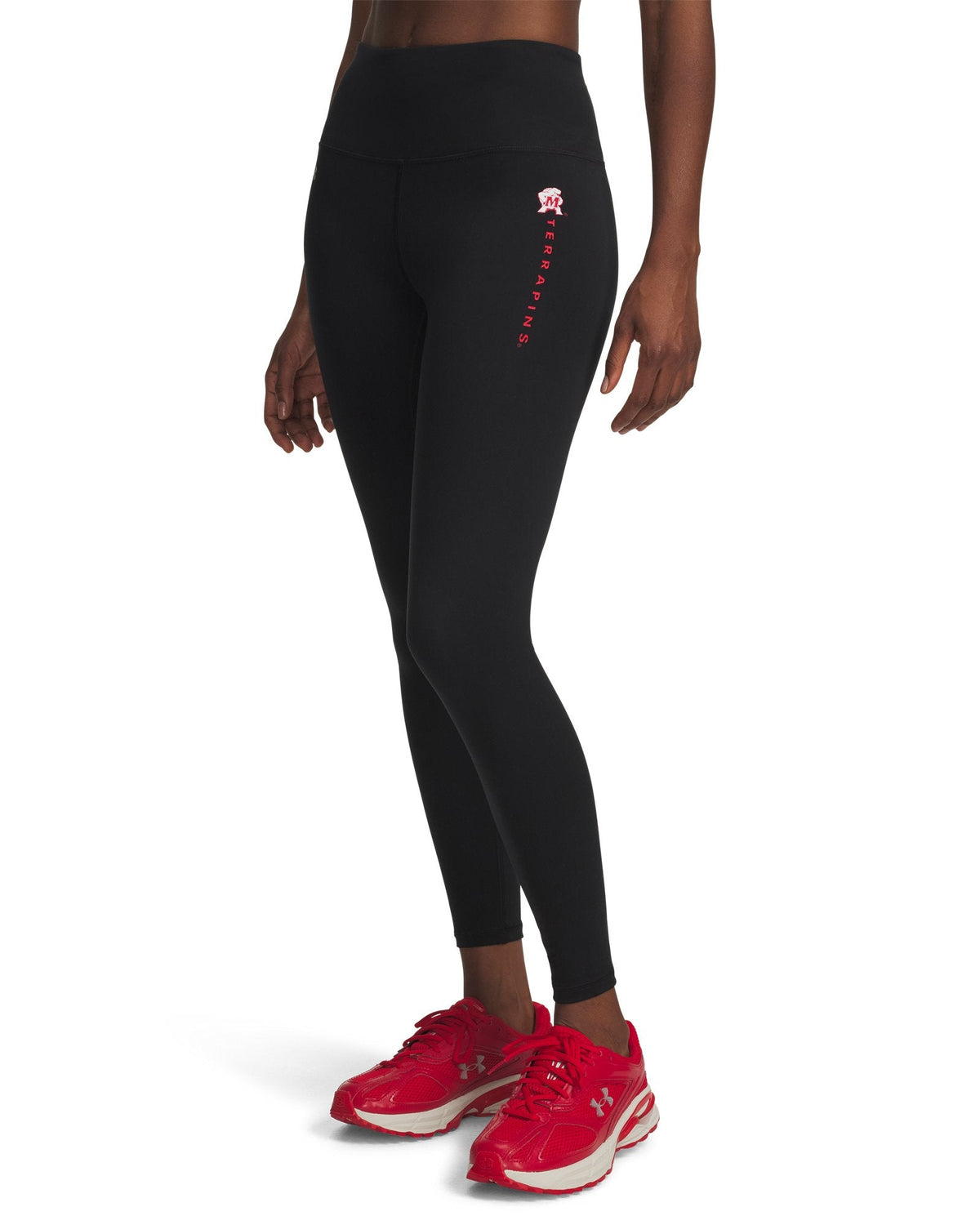 UA Motion Collegiate Women's Ankle Leggings - Black