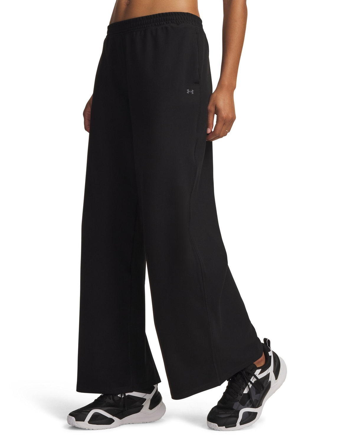 UA Motion Women's Wide Leg Pants - Black