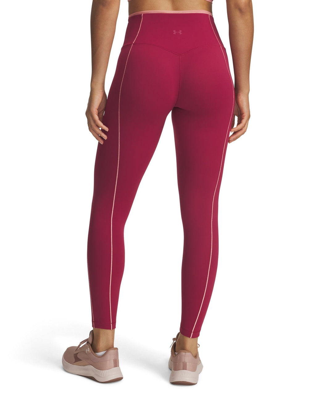 UA Meridian Mesh Women's Ankle Leggings - Red