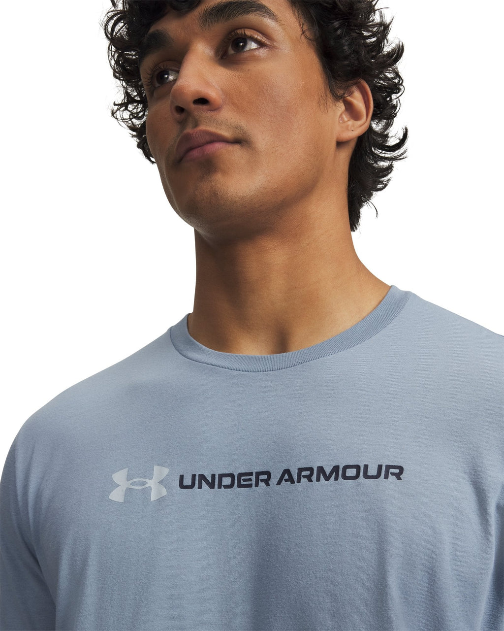 UA Logo Wordmark Men's Short Sleeve - Blue