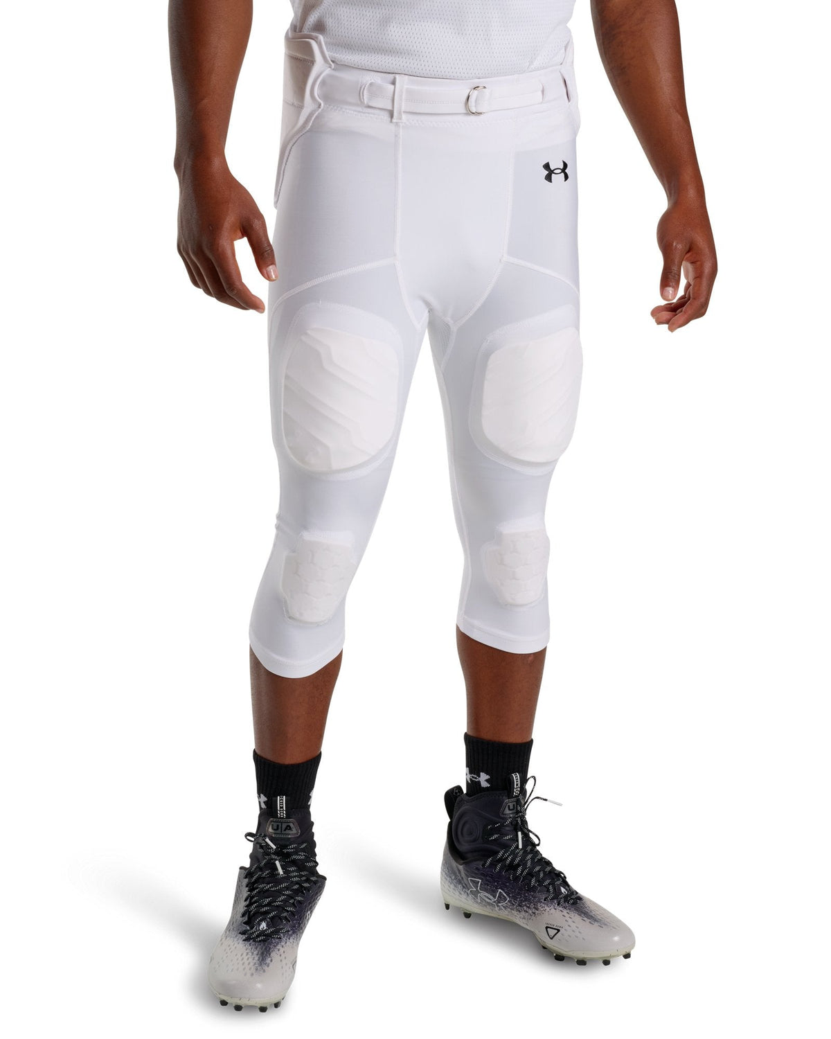 UA Game Day Armour Integrated Men's Football Pants - White