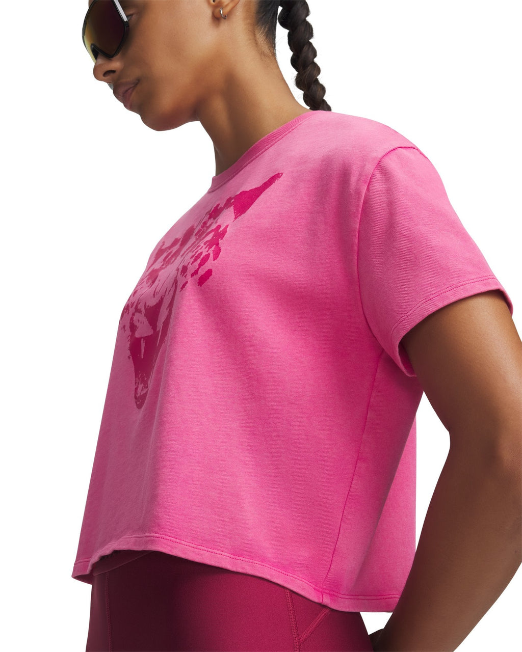 UA Heavyweight City Women's Short Sleeve - Pink