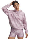 UA Icon Fleece Printed Women's Hoodie - Pink
