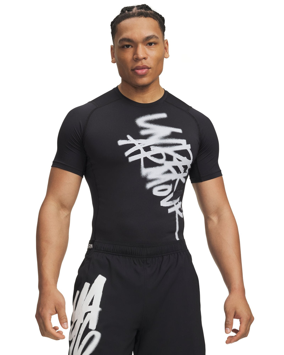 HeatGear® Compression BTS Men's Short Sleeve - Black