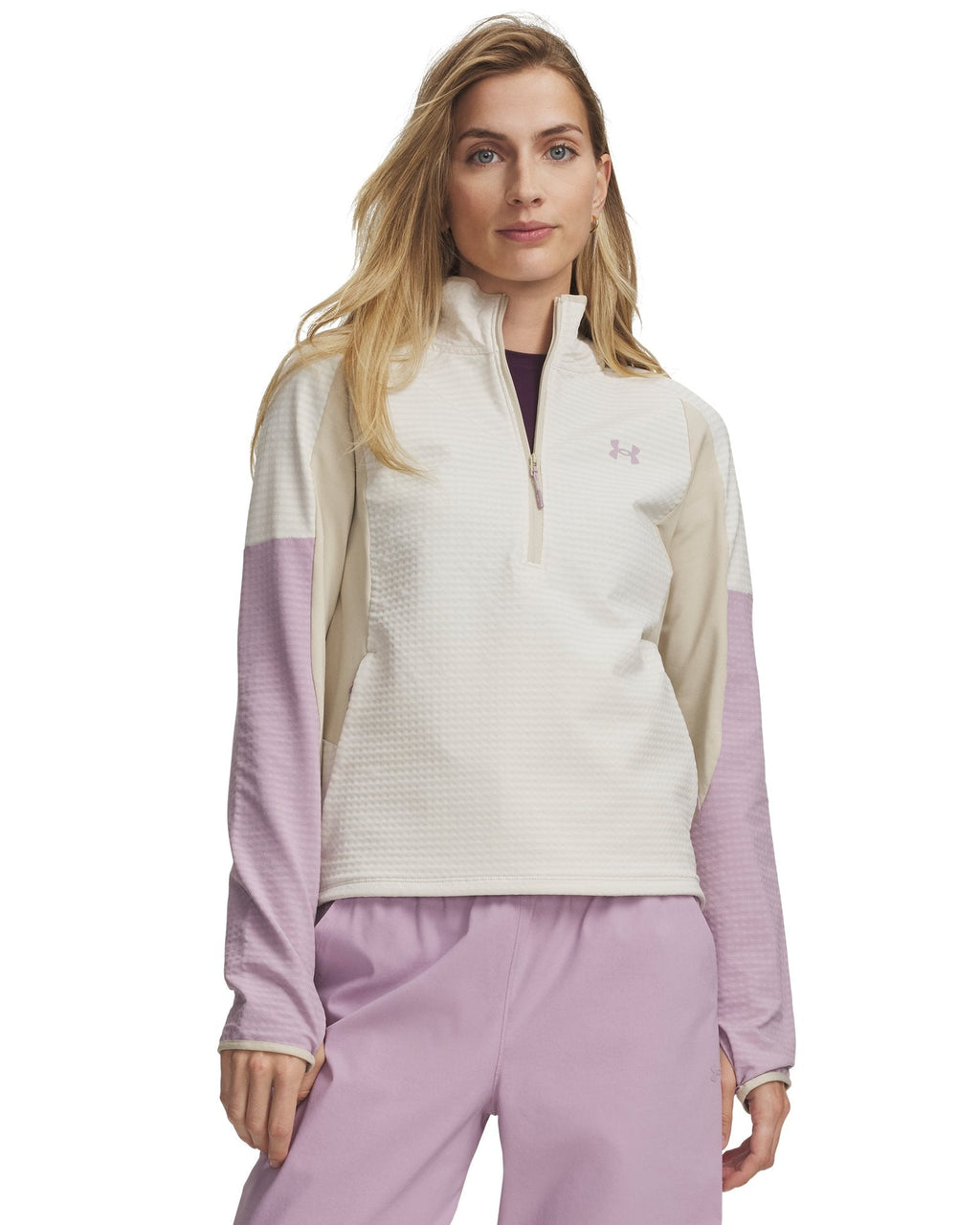 UA Explor Offgrid Women's ½ Zip - Brown