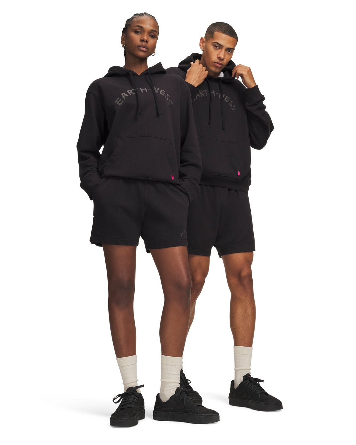 UNLESS Plant Earth Unisex 6" Shorts - Black