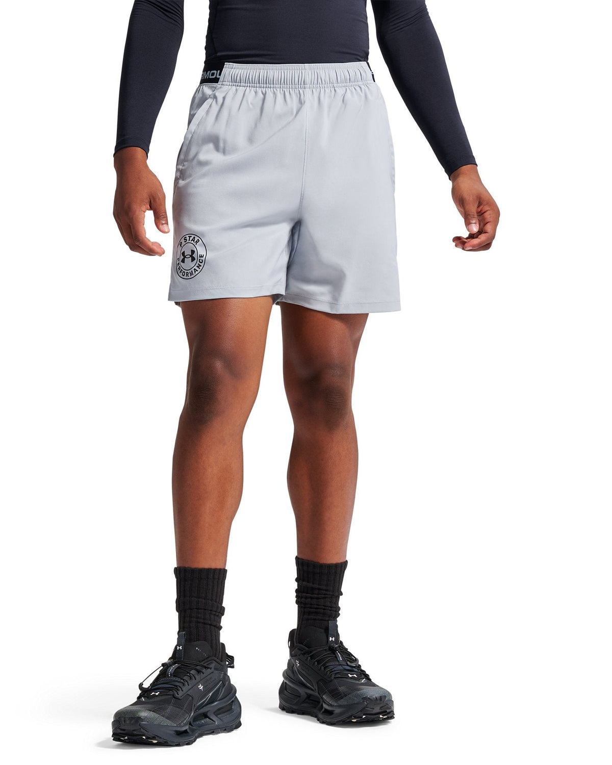 UA x P-Star Performance Men's Shorts - Gray