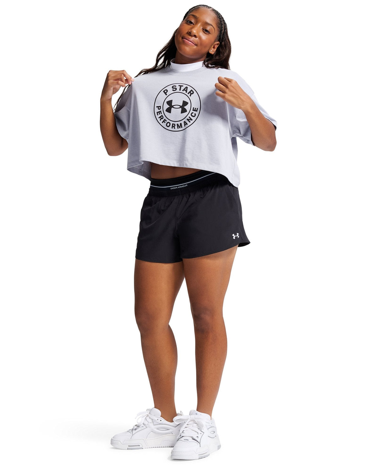 UA x P-Star Performance Woven Women's Shorts - Black