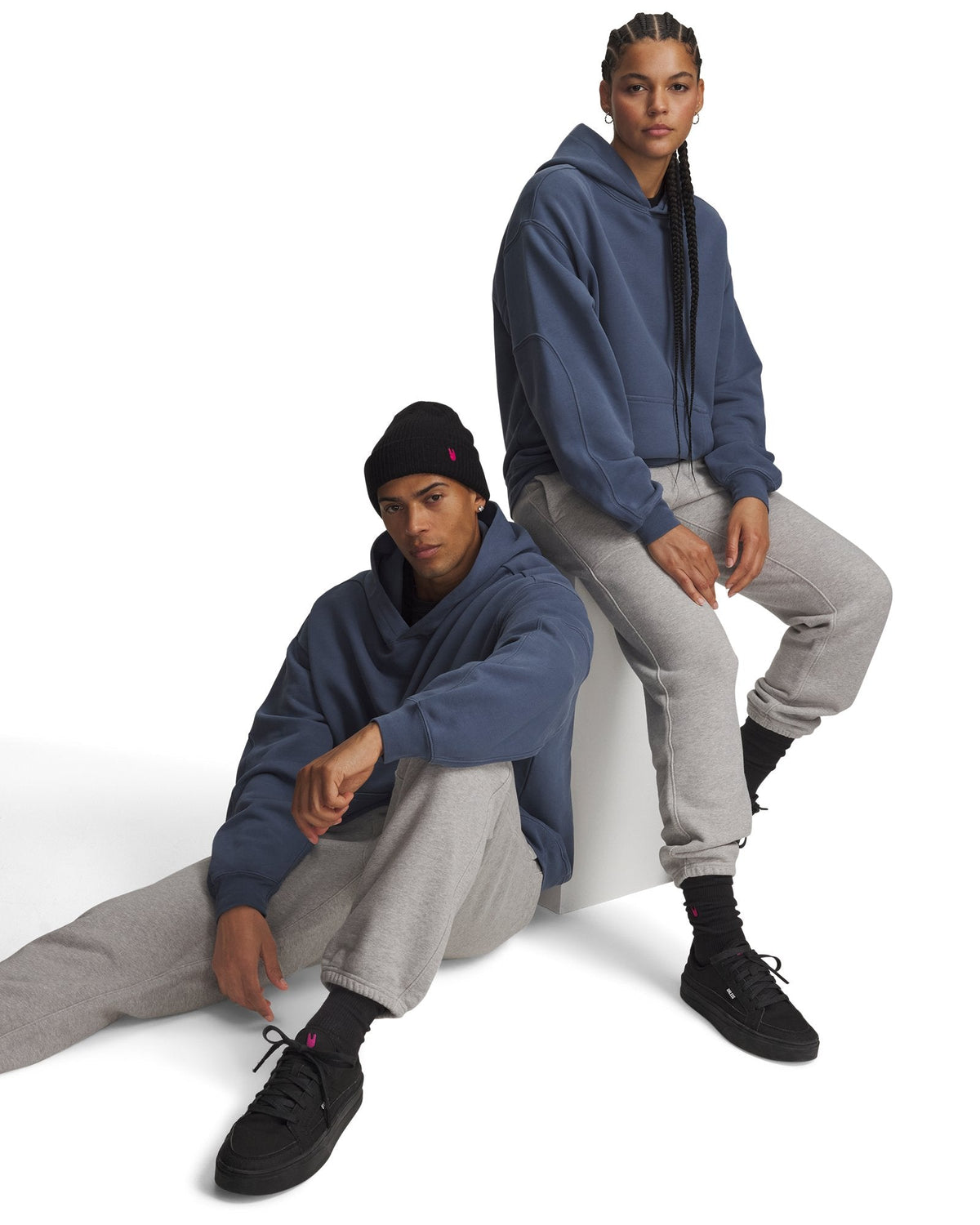 UNLESS Lux Terry Unisex Sweatpants - Gray