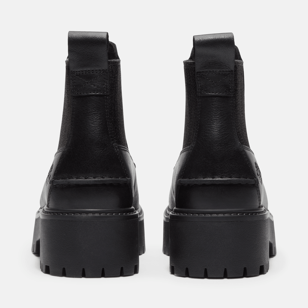 Womens Stone Street Platform Chelsea Boot TBL Black FullGrain ALT5