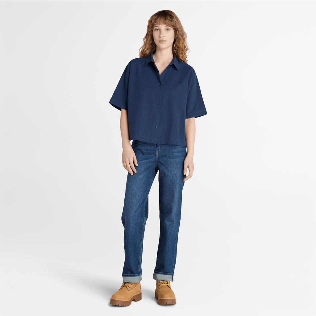Womens Timberland StraightFit Denim Pant TBL Slate Blue ALT1